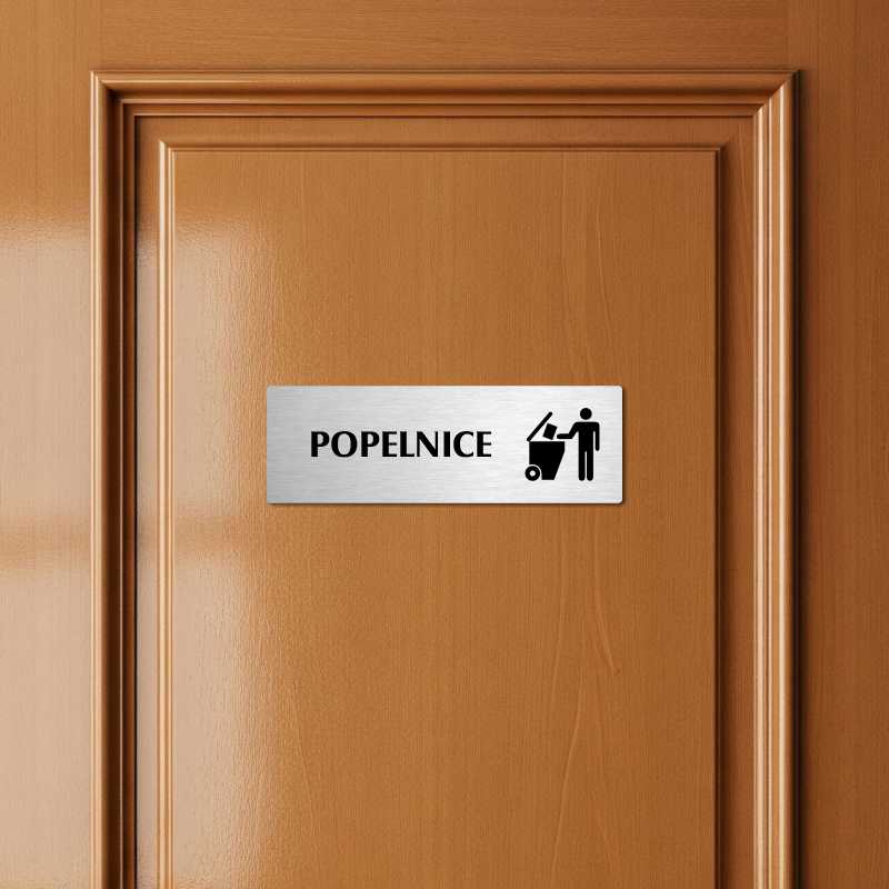 Popelnice, 240x79mm, zlatá popiska 